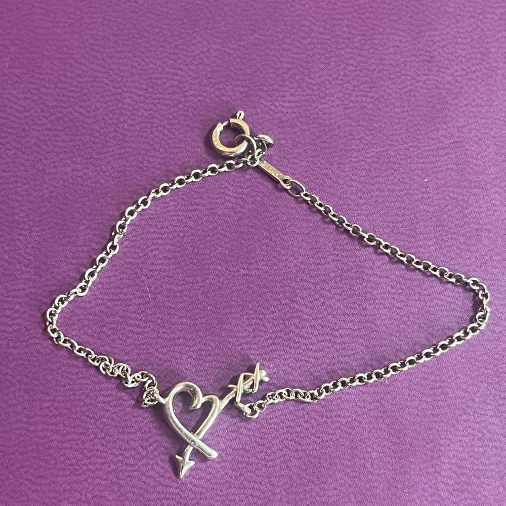 Tiffany and Co. Paloma Picasso Heart and Arrow Bracelet